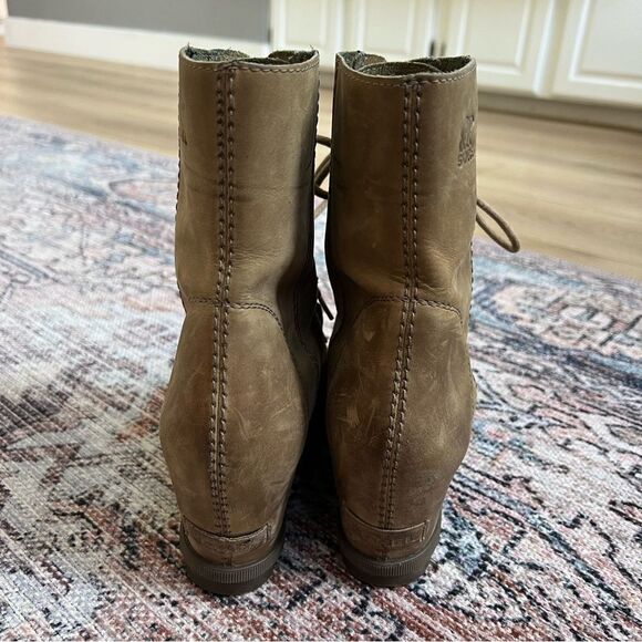 Sorel Joan of Arctic Wedge II Boots in Ash Brown Size 10 NL3018-240 - Picture 4 of 11